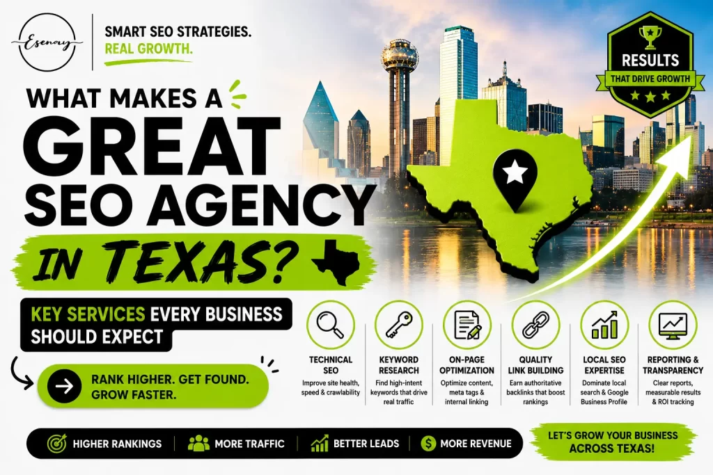 SEO Agency Texas Services Your Business Needs